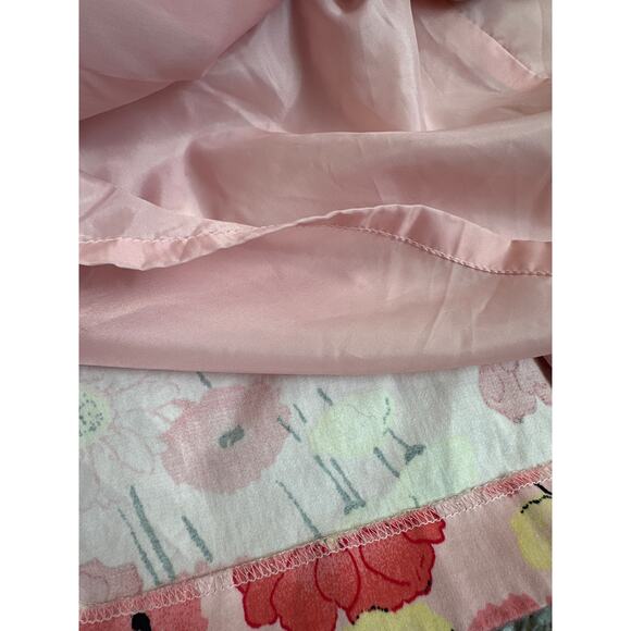 Apostrophe Stretch Rain Trench Coat Posey Floral Pink Lined Belt Women’s XL(18) - Picture 10 of 11